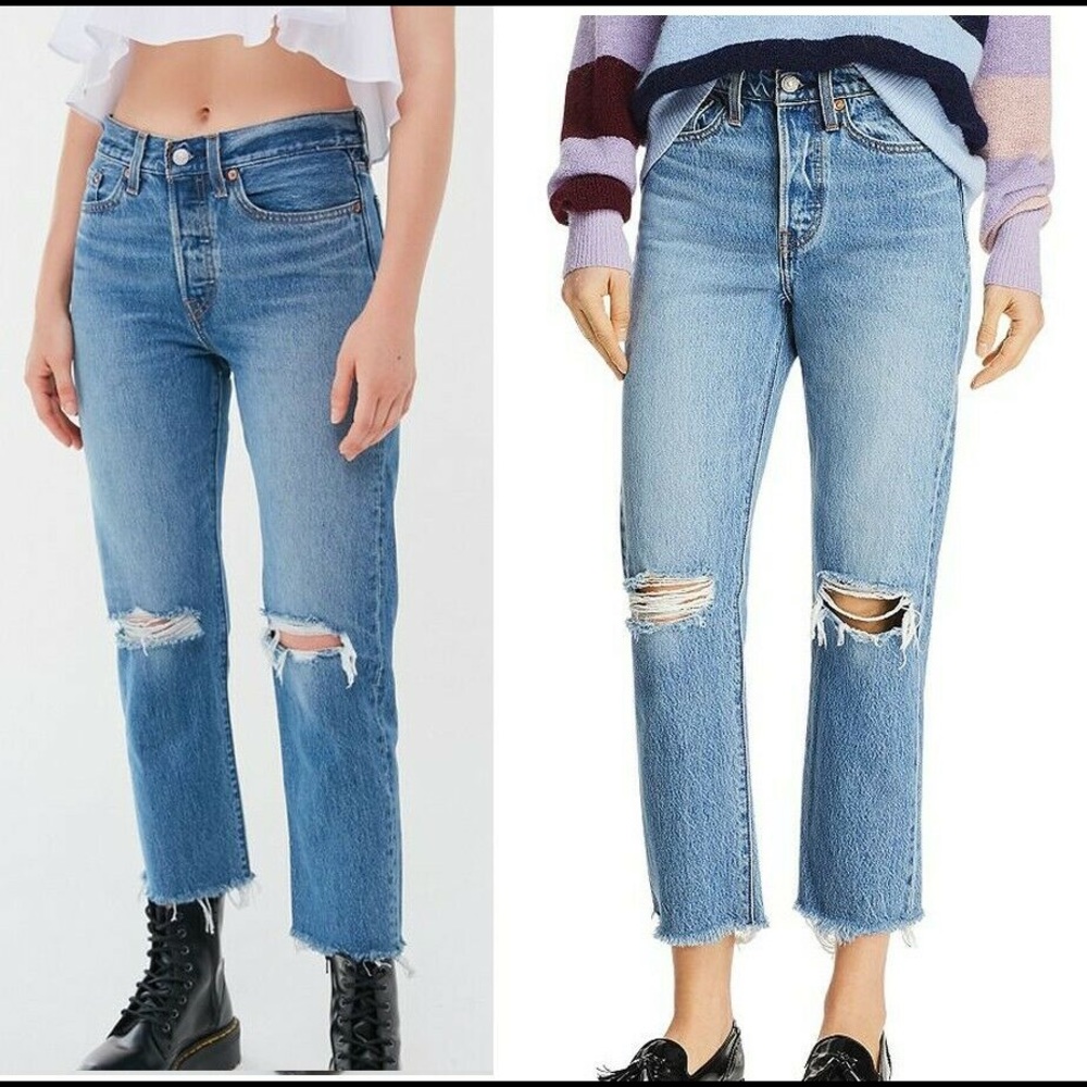 Levi’s Wedgie Straight high-rise Jeans 27 blue